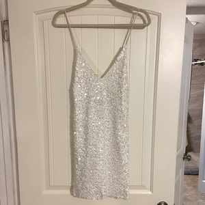 White, sequin Dress